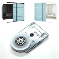 ROLKA DO SYSTEMU DRZWI PRZESUWNYCH IKEA SKYTTA I ICH KOMBINACJI