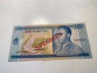 Kongo - 10 makuta - specimen - 1970 - UNC