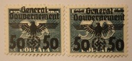 GG GENERALNA GUBERNIA - ZESTAW 2 ZNACZKÓW - GWARANCJA - L. SCHMUTZ