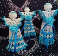 Aniołki szydełkowe ok.17 cm