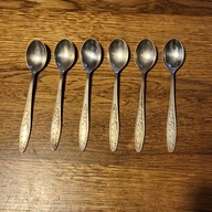 Łyżeczki do herbaty posrebrzane 6 sztuk