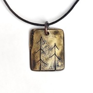 Wisior z mosiądzu i alpaki "Siekierezada 2".