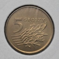 *P[0703] POLSKA 5 groszy 2009 III Rzeczpospolita Orzeł (heraldyka) *Holder