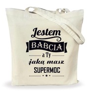 Torba eko bawełniana zakupy prezent dzień BABCI