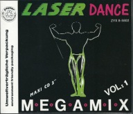 Maxi CD Laserdance - Megamix Vol. 1 (1988) (ZYX Records) Cardboard Sleeve