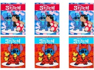 Upominki do Rozdawania dla Dzieci Kolorowanka 6 sztuk DISNEY STITCH