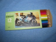 Nowe chińskie drewniane kredki lata 70 te Crane