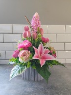 stroik na cmentarz, wiosenna dekoracja nagrobna