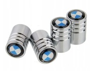 Nakrętki kapturki na wentyle BMW - srebrne (4szt.)