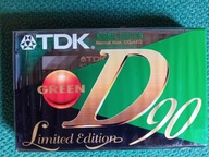 TDK LIMITED EDITION GREEN D90 Kaseta magnetofonowa