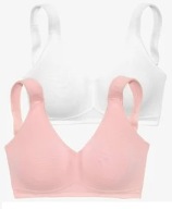 Śliczna markowa bielizna Petite Fleur UK 42C EUR 95C 95% cotton brąz