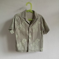 Koszula dla chłopca LEN + bawełna George 110 116 raw zebry (301)