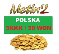METIN2 POLSKA 3KKK YANG 30W 30 WON WONY MT2 YANGI
