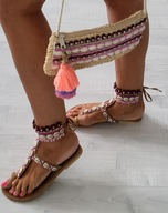 Sandały BOHO + torebka Komplet roz 42