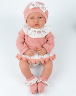 Lalka bobas Kinderplay interaktywna z dźwiękiem i smoczkiem 41 cm