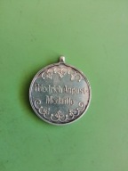 MEDAL PRUSKI FRIEDRICH AUGUST SAKSONIA SREBRNY