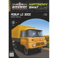 Model kartonowy samochód ciężarowy ROBUR LD 3000, Answer, 1:25