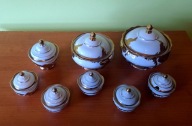 Porcelana Stołowa Wałbrzych - Bomboniery, Fryderyka złoty liść