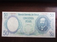 Banknot 50 pesos Chile
