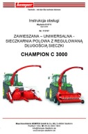 Kemper C3000 - instrukcja obsługi zawieszanej sieczkarni polowej PL