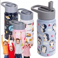 KUBEK TERMICZNY DZIECIĘCY TERMOS NA NAPOJE BUTELKA BIDON SZCZELNY 480 ML