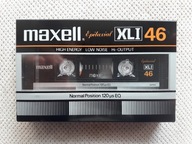 Kaseta MAXELL XLI 46, rok 1982