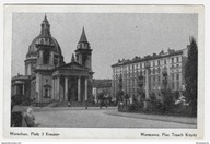 WARSZAWA Plac Trzech Krzyży , Św. Aleksandra , Kościół ok.1940r.