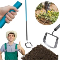 GRACA OGRODOWA ODCHWASZCZACZ METAL MOTYKA OSTRA STAL NIERDZEWNA 158 CM