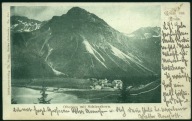 Gruss aus Arosa. Obersee mit Schiesshorn - 1900