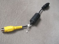 Chincz i wtyczka plus filtr - wtyczka podobna do SVIDEO