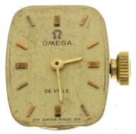 Naręczny mechanizm Omega De Ville c.485. Sprawny balans, 17 kamieni. Y02