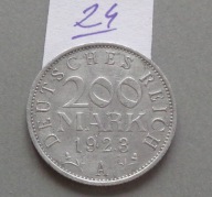 200 MAREK 1923 roku literka A , NIEMCY