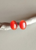 kwarc kocie oko - oryginalne kolczyki - srebro 925