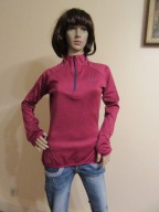 VIKAFJELL damska bluza ciemny róż wycięcia na kciuk jak nowa_ M