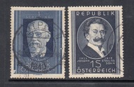 AUSTRIA Mi 927,934 LUDZIE 2 x seria z 1948/1949