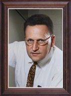 Obraz Henryk Magnuski portret w drewnianej ramie ze szkłem