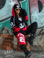 ZOCCO Bawełniany dres ,,FINE,, w nadruki