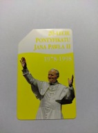 Karta telefoniczna Telekomunikacja Polska 20-LECIE PONTYFIKATU JANA PAWŁA