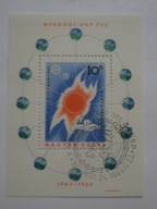 Węgry - Rok Słońca - Mi. bl. 46 kasowany