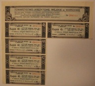 TOWARZYSTWO KREDYTOWE MIEJSKIE w WARSZAWIE 1933 r