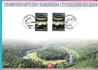 Belgia Luxemburg 2007 FOLDER FDC ochrona śr. jeleń
