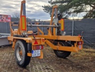 Przyczepa kablowa SANTER 6,5 t ładowności z napędem bębna, rej PL 80 kmh