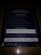 Kod DLC do gry PES 2020 NA PS4