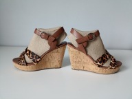 Śliczne modne obuwie damskie sandały Marc Fisher 36-37 wkładka ok.23,5cm