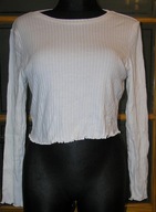 BIAŁA BLUZKA KRÓTKA SHEIN 40 - 42