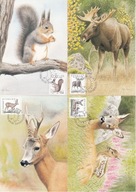 Fauna, Szwecja, karty maximum