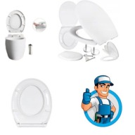 DESKA SEDESOWA WOLNOOPADAJĄCA MAREANI AN86 CZYSTA BIEL MOCNA POLIPROPYLEN