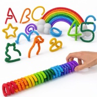 Patyczki sensoryczne antystresowe 8 szt. koncentracja terapia fidget sticks