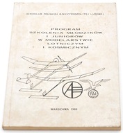 Program szkolenia młodzików i juniorów w modelarstwie lotniczym 1988