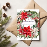 Kartka Świąteczna Bożonarodzeniowa – Boże Narodzenie – 'POINSENCJA'